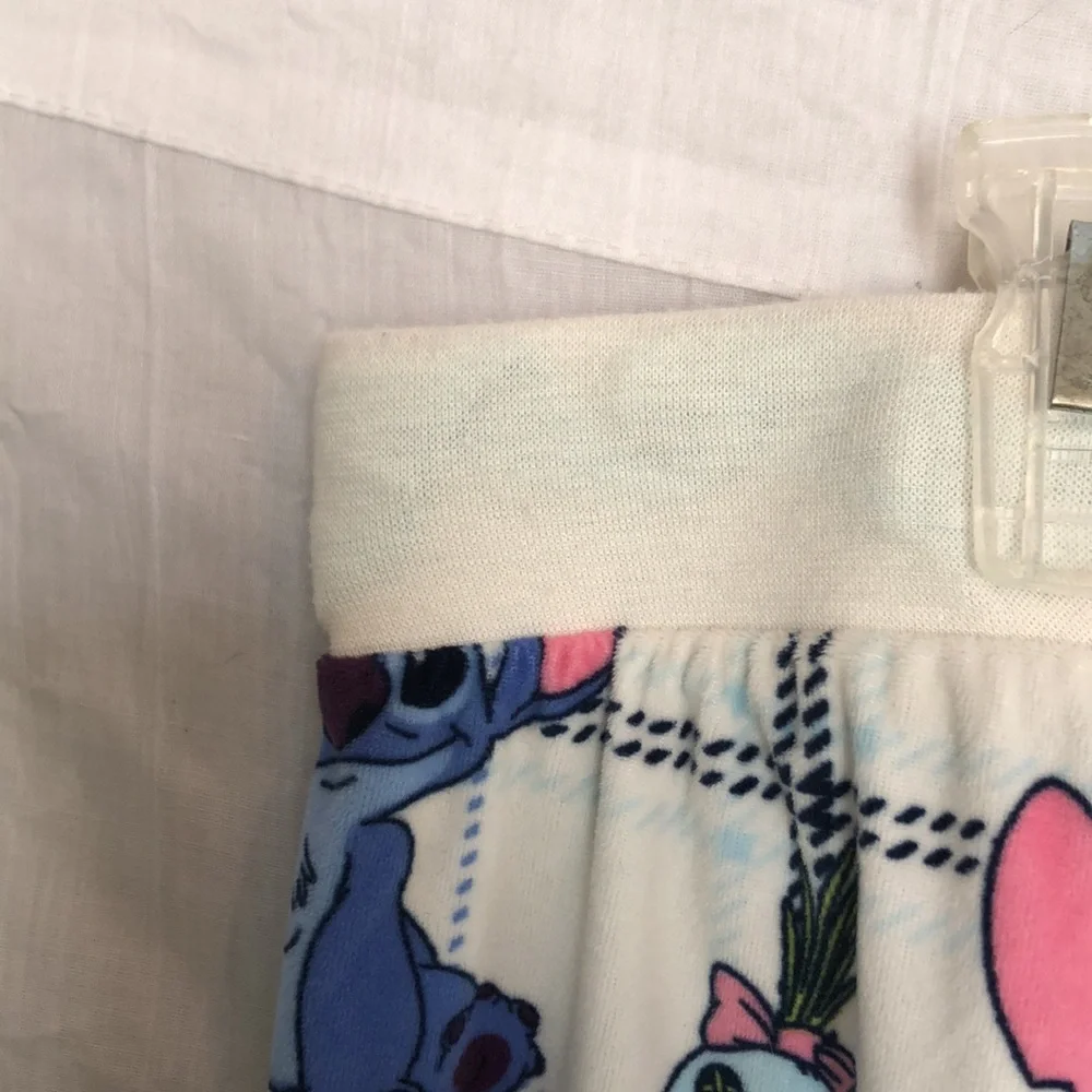 DISNEY STITCH size large unisex super soft pajama loungewear pants w/ elastic - Picture 9 of 12